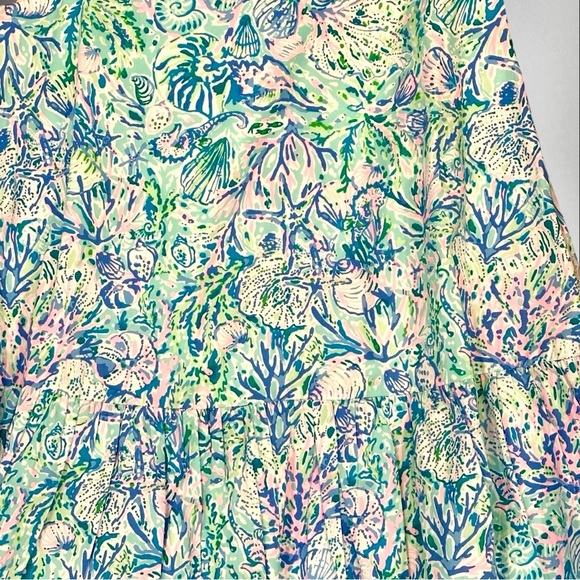 NWT Lilly Pulitzer Trina Dress Surf Blue Soleil It On Me Size Extra Small - Picture 9 of 9